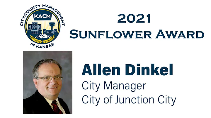 Allen Dinkel 2021 Sunflower Award