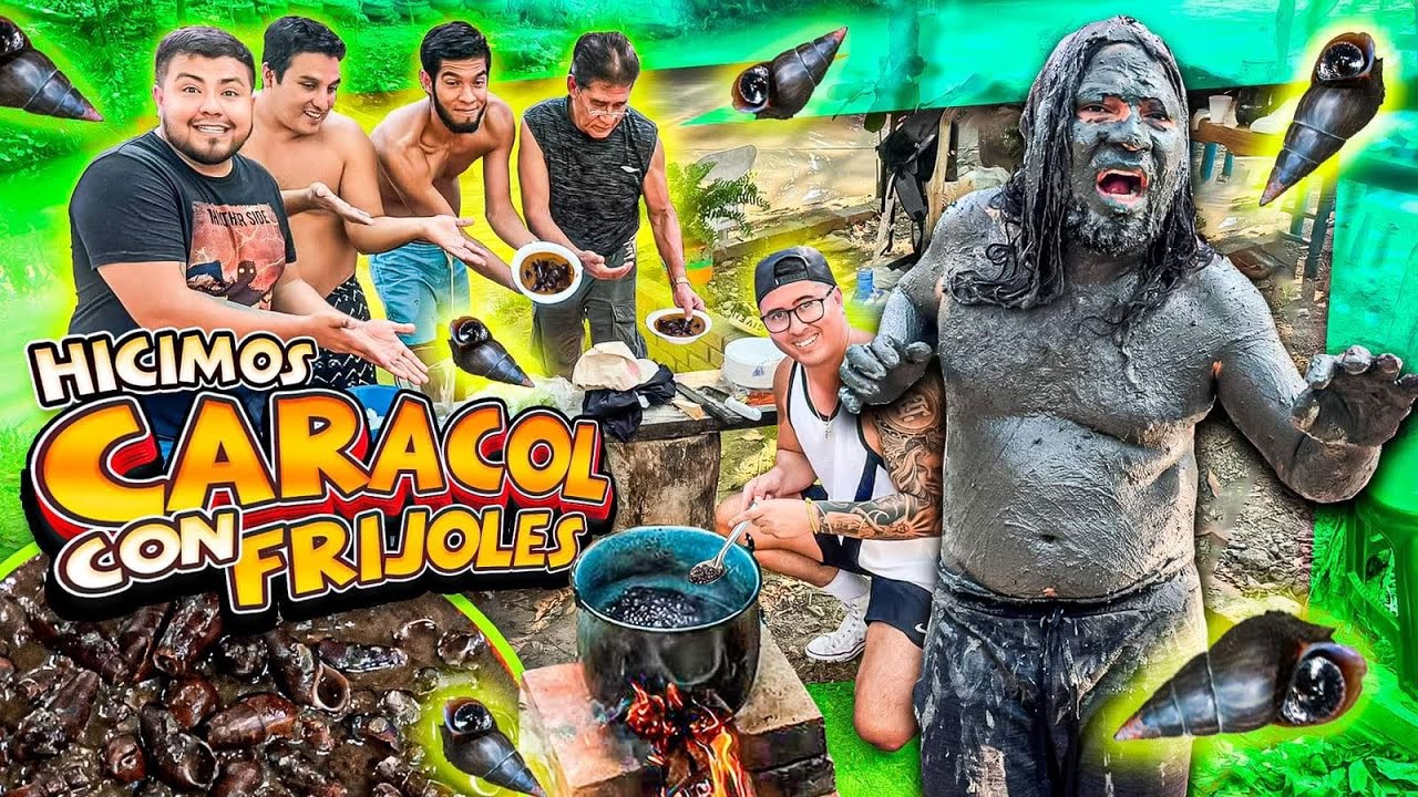 🔥VIAJANDO CON EL CREW, HICIMOS CARACOL CON FRIJOLES🔥
