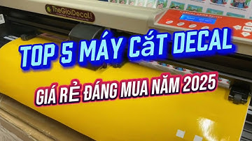 Top 5 máy cắt decal giá rẻ đáng mua năm 2025 | Thế Giới Decal