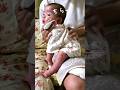 首すわり前の赤ちゃん👶ふにゃふにゃな横姿