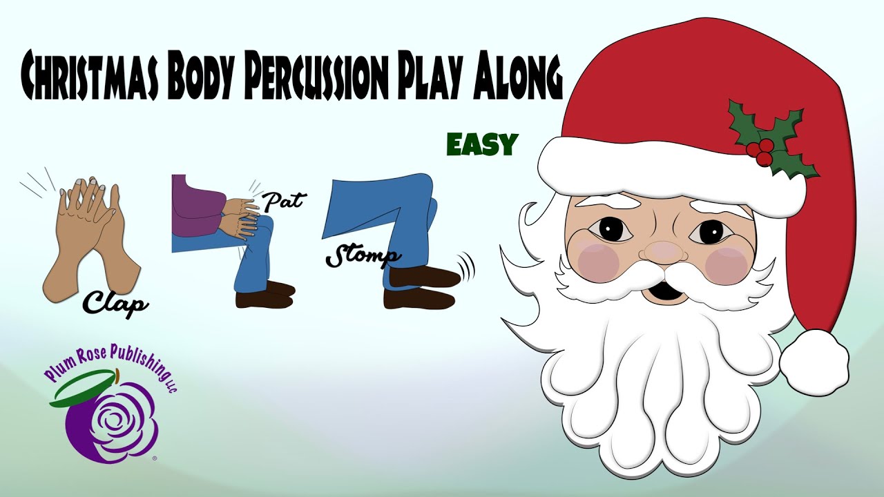 Christmas Body Percussion Play Along (Easy) Brain Break - Rhythm Play Along