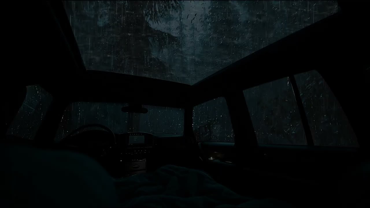 Rain & Thunder Ambience 😴 Deep White Noise for Sleep, Relaxation and Focus