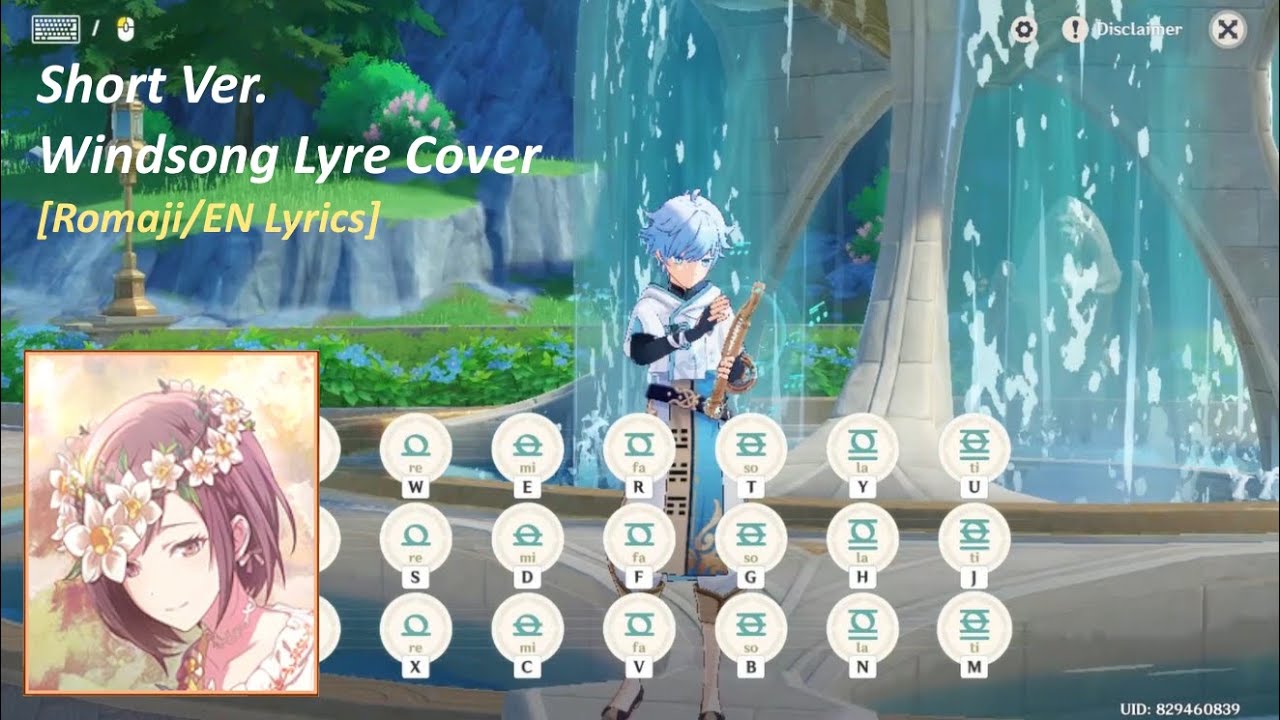 Genshin Windsong Lyre - Infinitely Gray (Project Sekai) + Notes