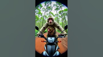 ai generated monkey bike vlog  video #monkeyvideo #aimonkey #bhoot_wala_cartoon #ghost #horror