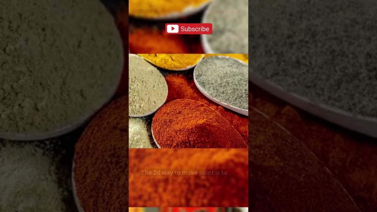 Home made paint out of spices