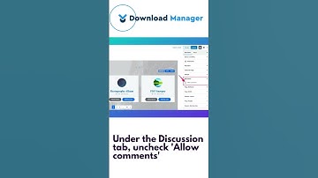 How to disable comments in wordpress | WordPress Download Manager #wordpress