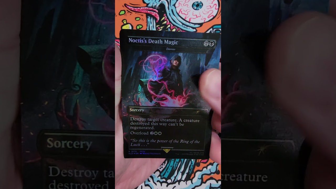 Opening Secret Lair x Final Fantasy: Grimoire Rainbow Foil