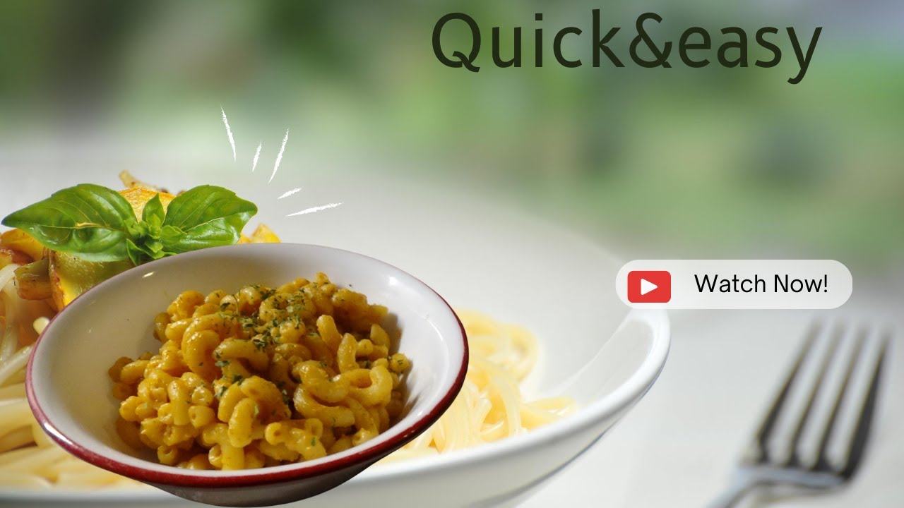 Maccaroni and cheese quick&easy dinnerstep by step less ingredient to