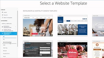 Jumpstart Your Website with Website.com: Choosing a Template