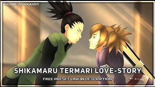 Shikamaru & Termari Lovestory Edit Naruto Alight Motion Free Presettwixtor Link In Description.