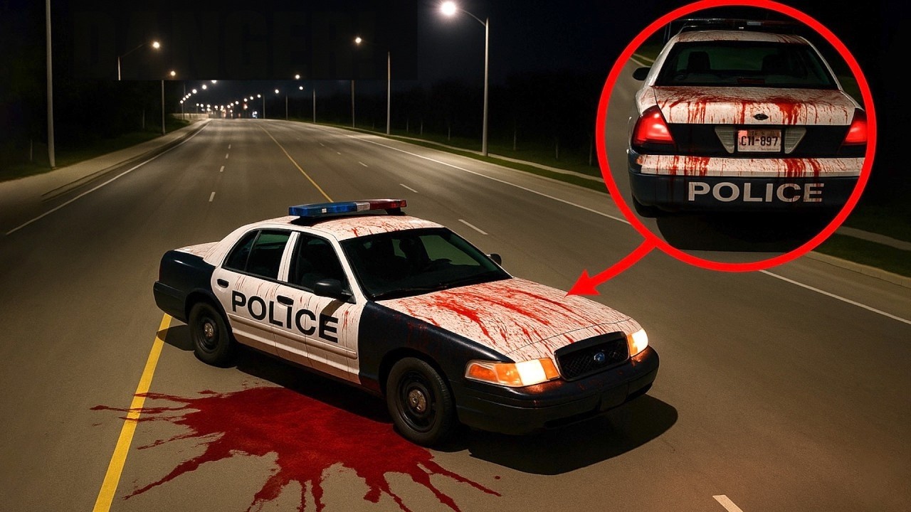 Blood Riddled Car If you ever see this Haunted Ghostly Police Car, RUN AWAY FAST! - YouTube