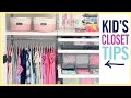 ORGANIZATION | KID&#39;S CLOSET (tons of tips!)