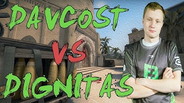 CSGO: POV Spirit DavCost vs dignitas (28/16) mirage @ ELEAGUE Major Main Qualifier