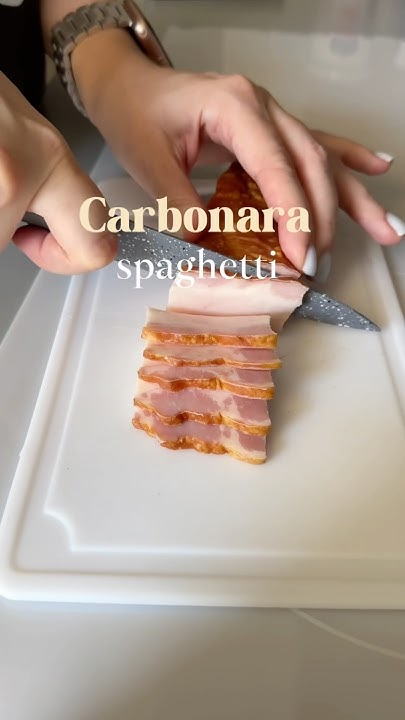 Карбонара 🍝🥓 #рецепты #карбонара #carbonara #еда - YouTube
