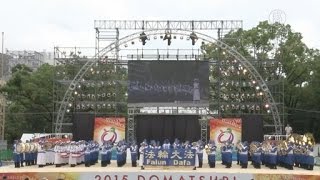 にっぽんど真ん中祭り 天国楽団演奏　20150906