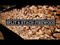The best way to split and stack firewood a beginners guide