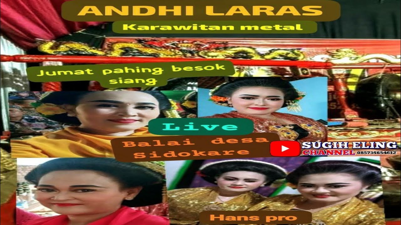 🔴live! Tayub ANDHI LARAS..balai desa Sidokare nganjuk. feat Hans.pro audio
