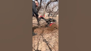 Part 569 Weeding and ditching all-in-one machine SmallShareGasoline tiller hoe weeder trencher.😱