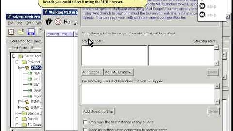 Scoping a Test | SilverCreek SNMP Tester