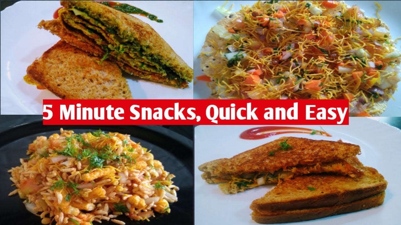 5 Minute Snacks Receipe || Evening Snacks || Quick & easy snacks
