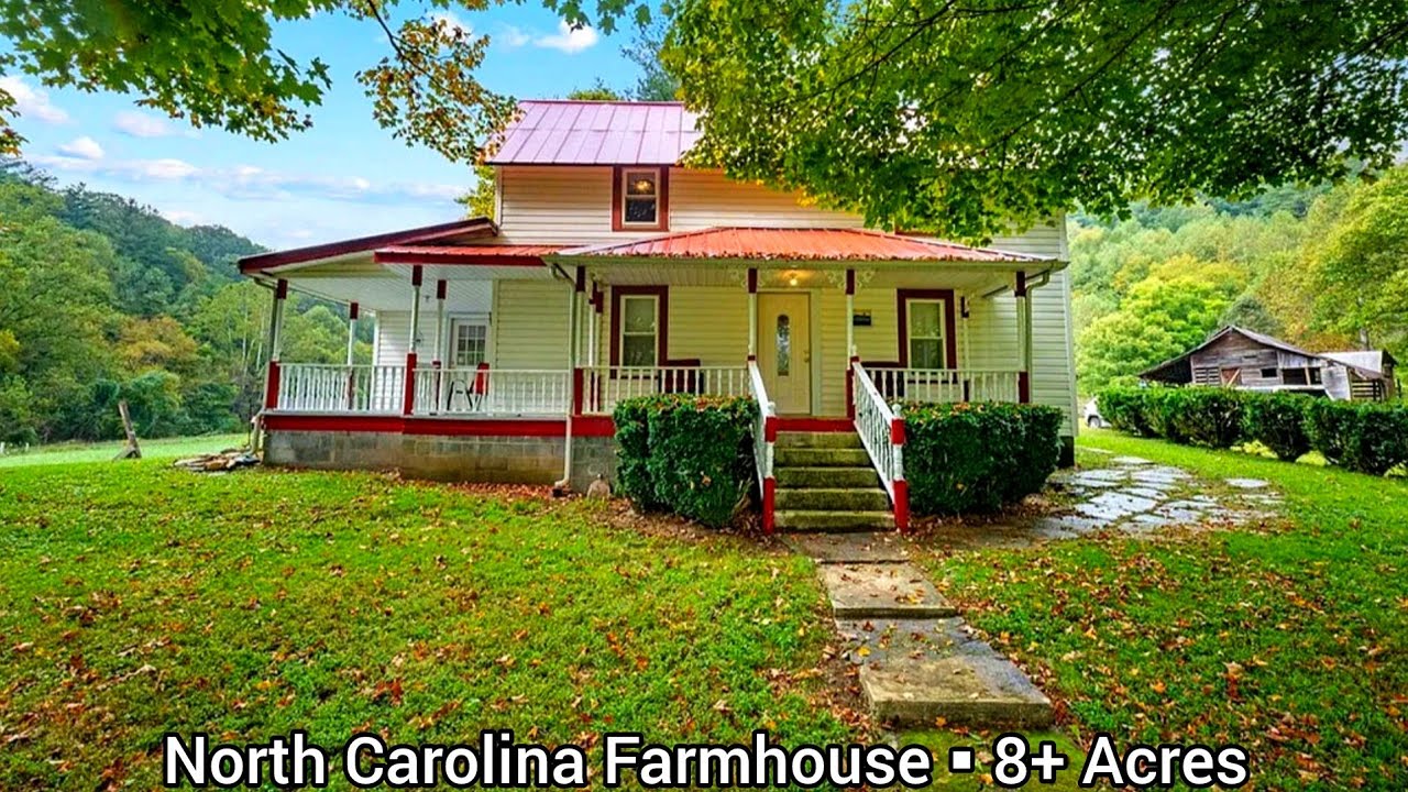 Фермерский дом в Северной Каролине на участке более 7 акров | Недвижимость в Северной Каролине | ...