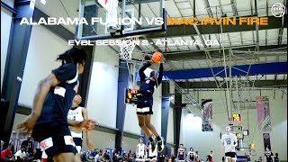 Its a DUNK SHOW!! Mac Irvin Fire 2026 GO Crazy vs Alabama Fusion | Nike EYBL - Session 2 Atlanta, GA