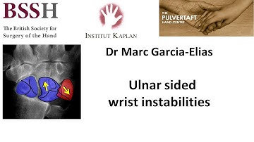 Ulnar sided wrist instabilities