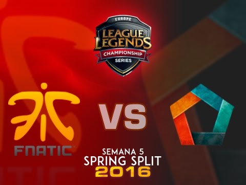 Fnatic vs Elements - Semana 5 - Día 1 - LCS EU Spring Split 2016 - Español