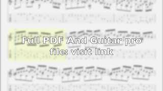 Bach Invention no. 13 Ted greene Transcribed to