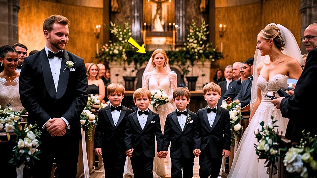 Un milionario ha invitato la sua ex per umiliarla al matrimonio, ma lei si è presentata con 4 figli!