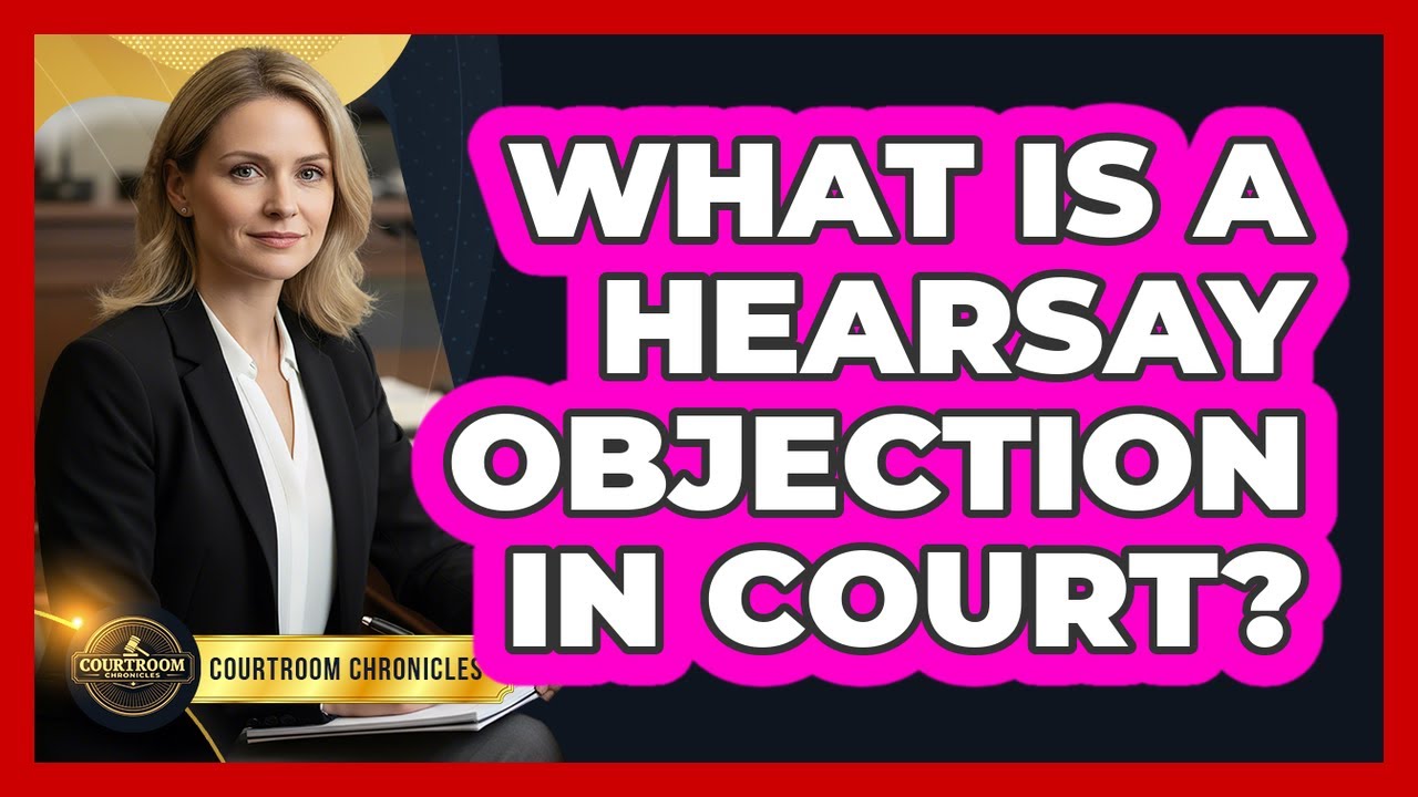 What Is A Hearsay Objection In Court? - Courtroom Chronicles