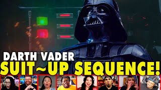 Reactors Reaction To The Darth Vader Suit Up Scene On Obi Wan Kenobi Episode 3 | Mixed Reactions