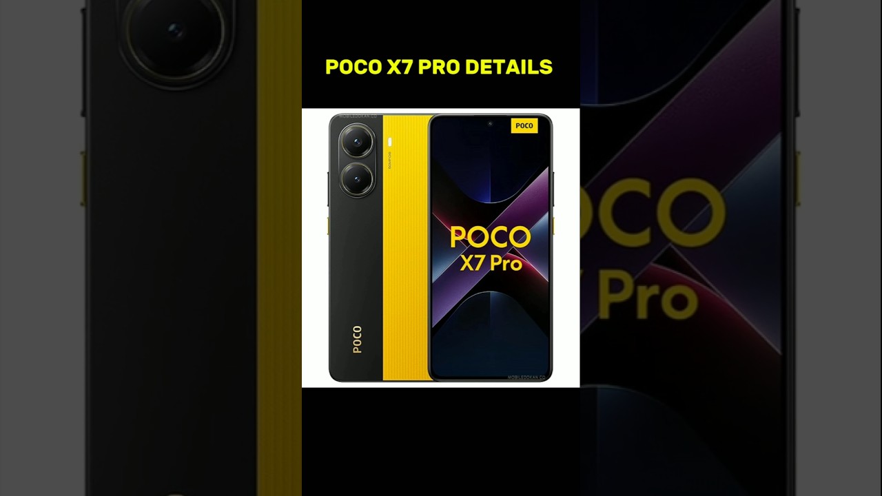 POCO X7 PRO DETAILS     