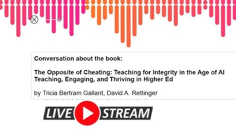 Deep Dive into "The Opposite of Cheating is Learning"