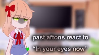 Past Aftons react to “In Your Eyes Now” || TW - Blood, Obsession (??) || read desc || Ft. Jeremy F.