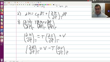 Chapter 5: Enthalpy as a function of temperature and pressure