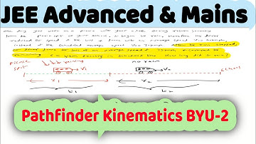 26) PATHFINDER | kinematics  | Build up your understanding | problem  2 |