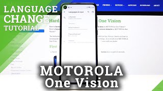 How to Change Language in MOTOROLA One Vision – System Dictionary screenshot 3