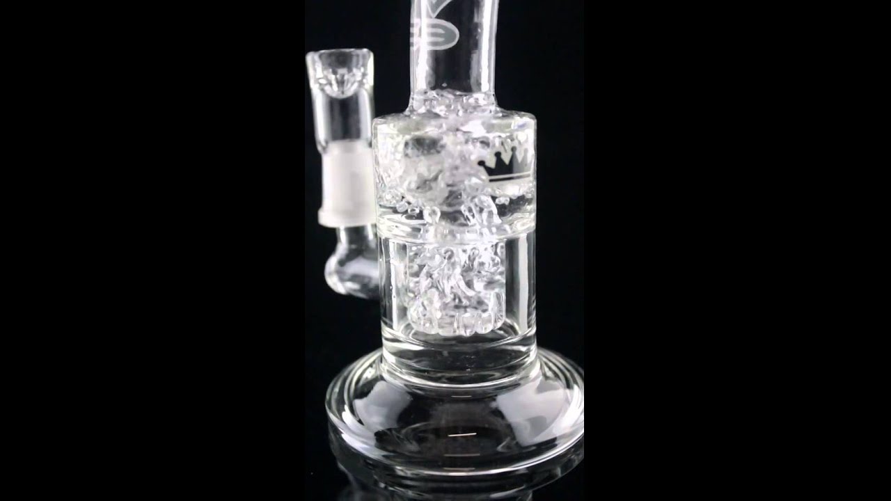 Krave Glass Inverted Showerhead Perc Bubbler