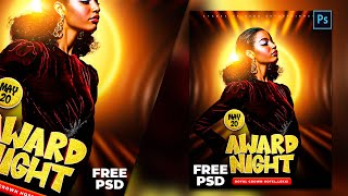 How to Design a Club/Beach Party Poster or Flyer  I Photoshop Tutorial + FREE PSD (for beginners)