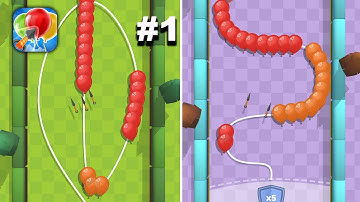 Kunai Balloon Master - New Release - Hyper Hybrid Casual - Gameplay Walkthrough (iOS & Android)