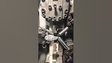 6 Axes springs coiling machine for one slide hook compression springs forming US-660CNC UnionSpring