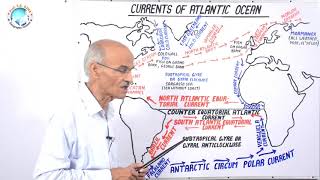 Current of Atlantic Ocean | Lecture- 10 (B) | Prof.- SS Ojha | UPSC , PCS