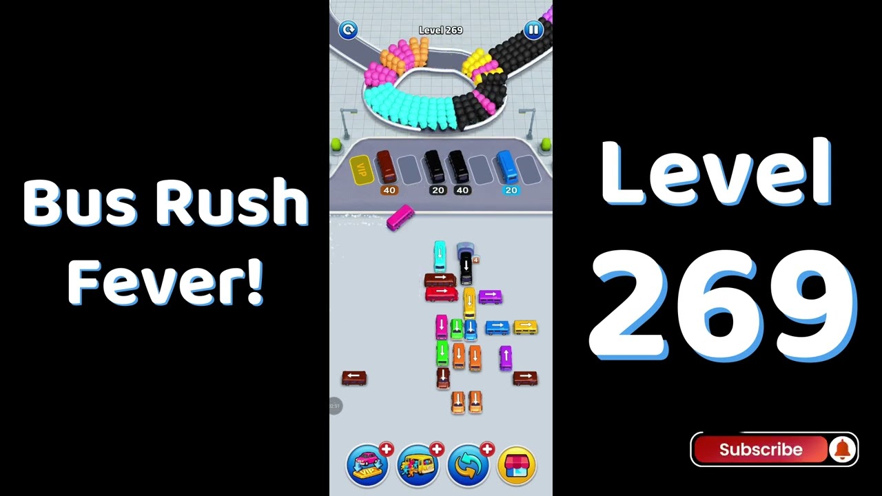 🎮 Bus Rush Fever Level 269 Walkthrough 🚍 | Traffic Puzzle