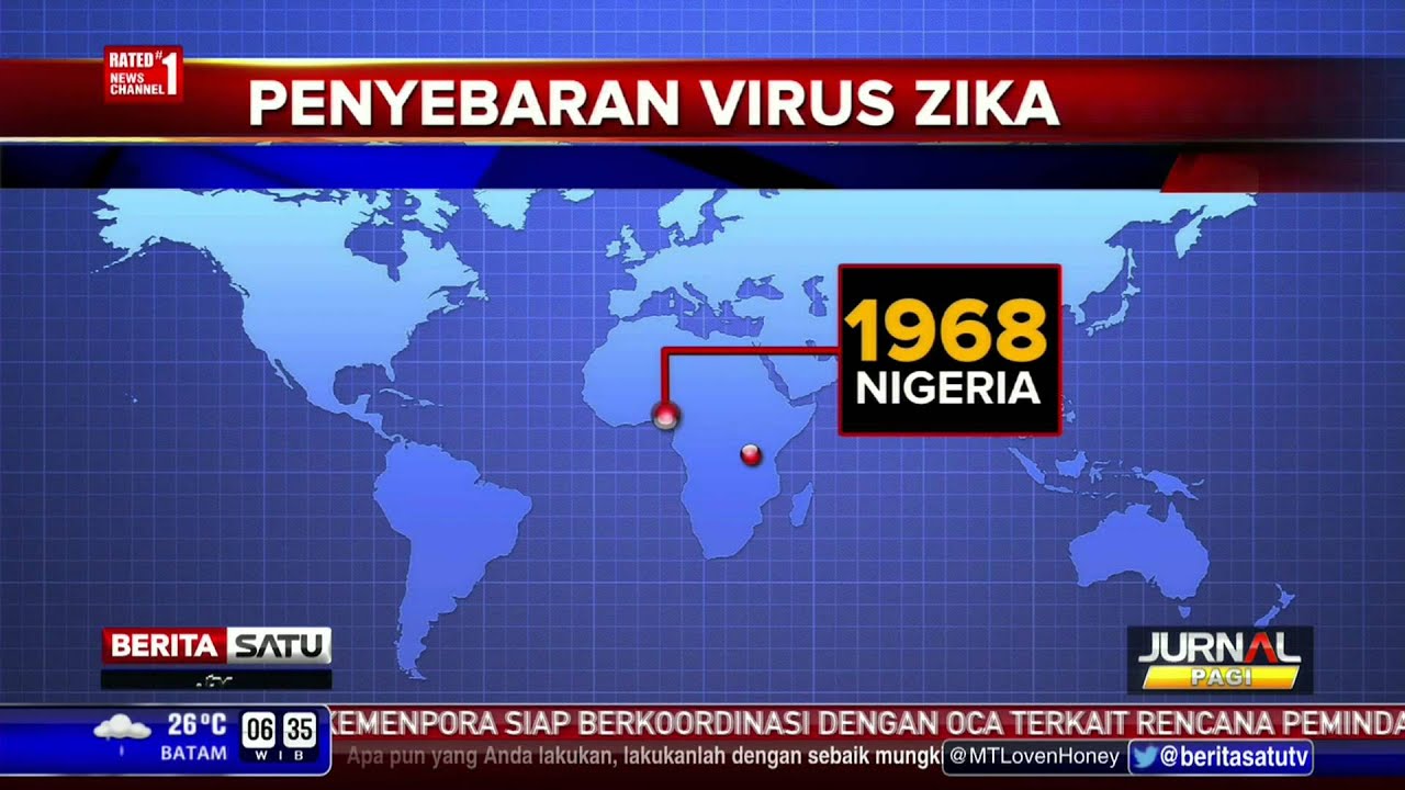Penyebaran Virus Zika