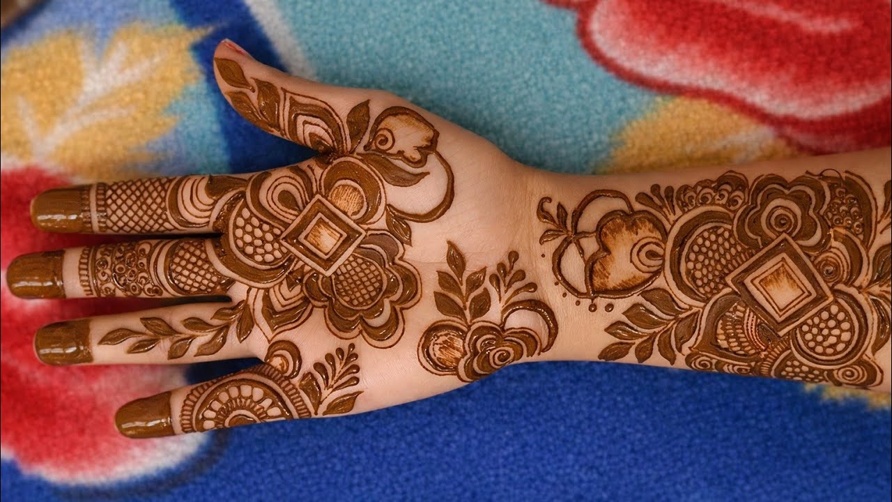 Step-by-Step Khafif Dubai Mehndi Design | 1 Hour 15 Mins Full Masterclass✨