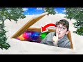 HIDDEN SECRET WINTER BUNKER UNDERGROUND!