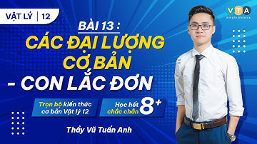Bài 13: CON LẮC ĐƠN - CÁC ĐẠI LƯỢNG CƠ BẢN | Khóa học chuyên đề mục tiêu 8 điểm môn  Lý |  Thầy VTA