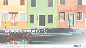 Fall-2 Advanced - Module-D - Mis-Assignments