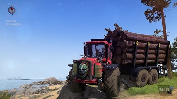 Mudrunner Log Load Truck Driving in Mud | Spintires Mudrunner | Engineer Mohammad Talha
